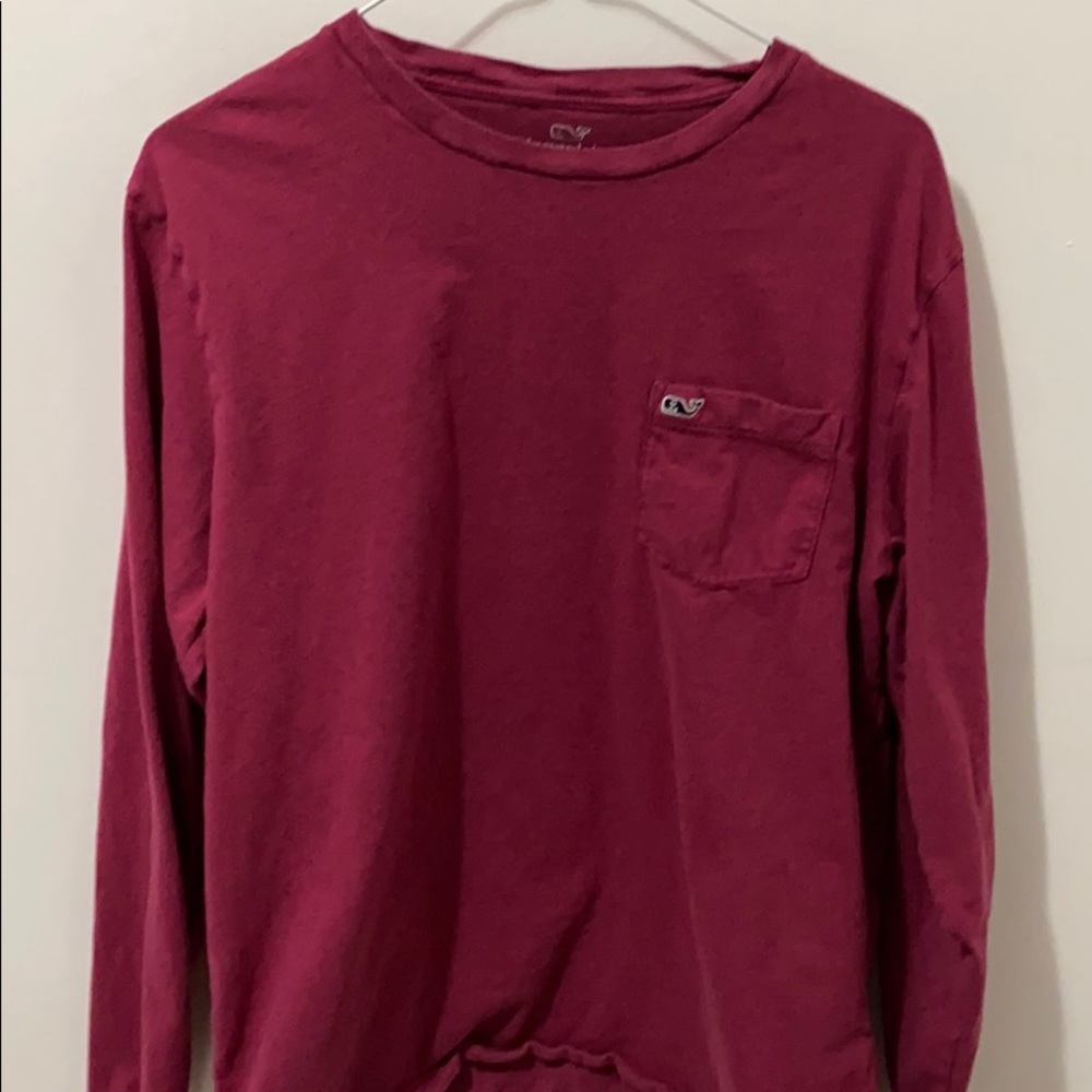 Vineyard vines longsleeve maroon T-shirt
